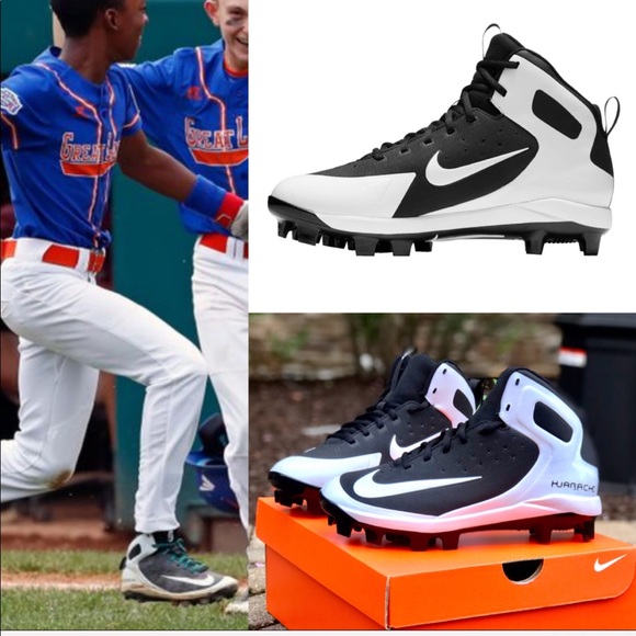 LAST 1 NWT Nike Huarache Pro Mid Baseball Cleats - Picture 4 of 9